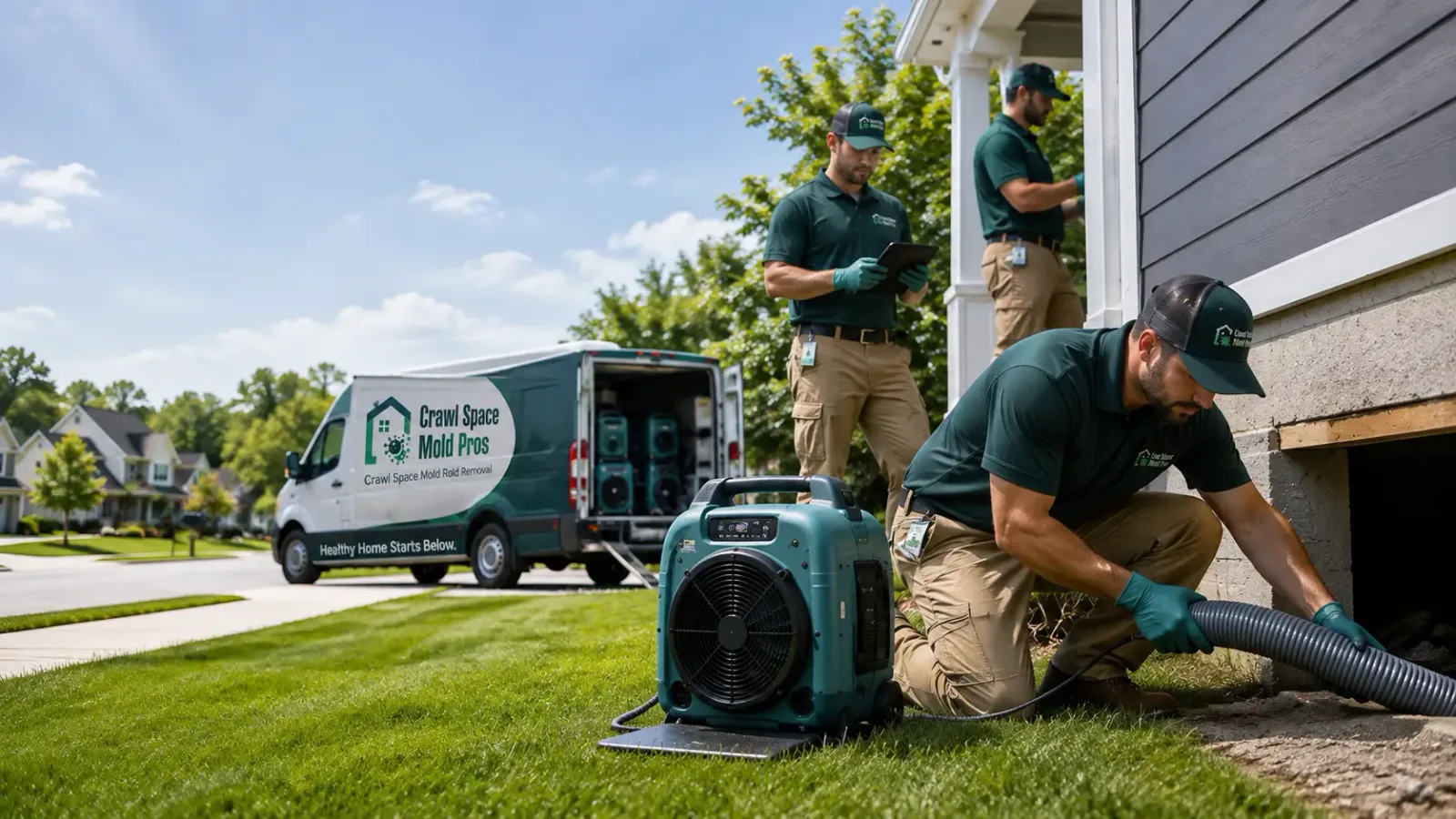 Crawl Space Mold Removal in Olive Branch, IL